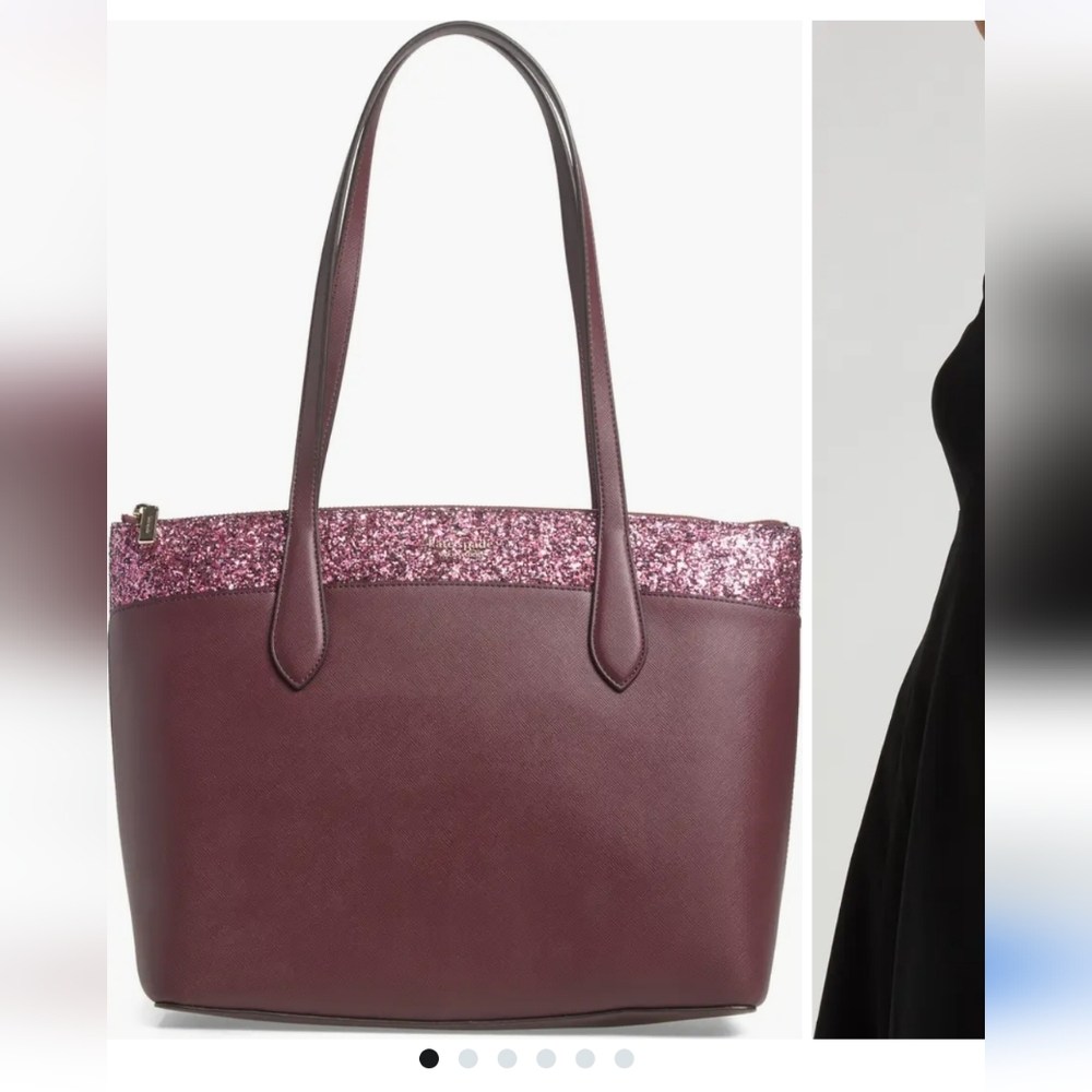 NWT Kate Spade New York Flash Glitter Tote